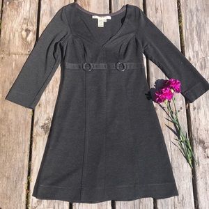 Slate grey structured dress